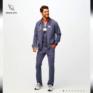 FIGS Scrub Jacket &  Pants SET XL SPACENAVY (Rare-Limited edition Color!)